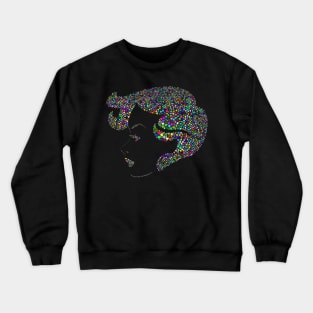 Rainbow Heart Profile Crewneck Sweatshirt